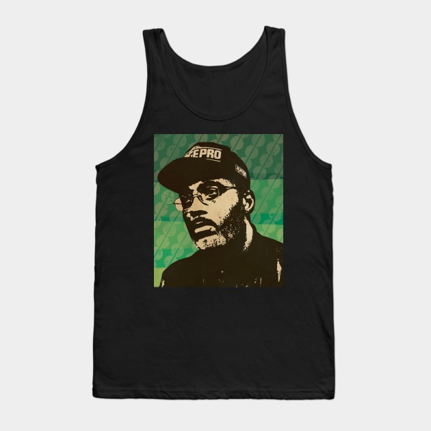 Large Professor // Retro Poster Hiphop Tank Top by kulinermodern